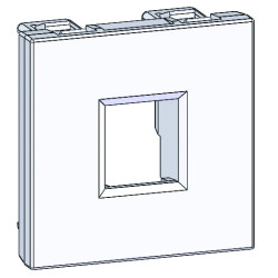 Лицевая плата W45 2мод 1xKeystone RAL9003