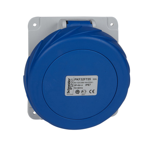 ПАНЕЛ РОЗ УГЛ ВИНТ 32А 2P-E 100-130 IP67