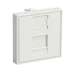 ПАНЕЛЬ ЛИЦ. 2МОД. Д/1ХRJ45 KEYSTONE БЕЛ.