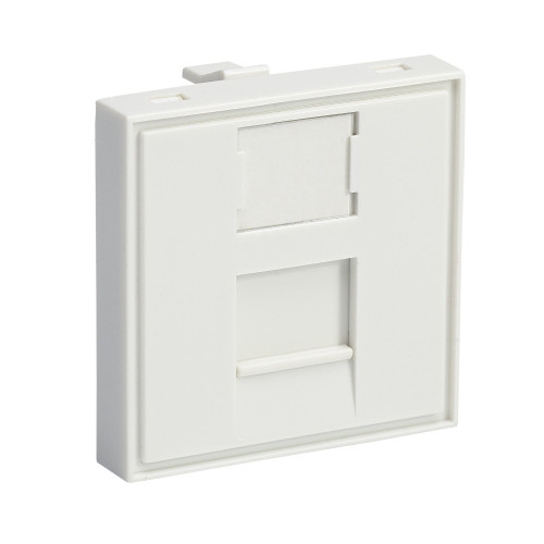 ПАНЕЛЬ ЛИЦ. 2МОД. Д/1ХRJ45 KEYSTONE БЕЛ.