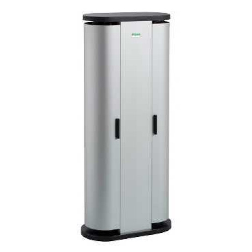 POS-200-МИНИКОЛОННА С ДВЕРЦАМИ АНОД.АЛЮМ