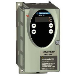 Variable speed drive ATV31, 0,37kW, 240V 1-phase supply, EMC filter, IP21