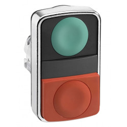 ГОЛОВКА КНОПКИ ДВОЙНАЯ БЕЗ МАРКИРОВКИ ZB4BL7340