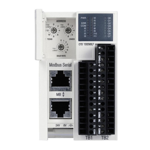 OTB МОДУЛЬ ДЛЯ ПРОТОКОЛА MODBUS, 12 ВХОДОВ 8 ВЫХОДОВ, 24 В ПОСТ. ТОКА