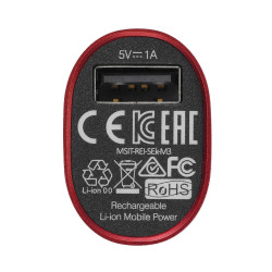 Внешняя АКБ смартфона, красная, 3000mAh