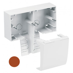 TML-E-КОРОБКА ДВОЙНАЯ П-КРЫШКА КОР