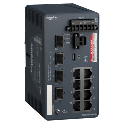 Коммутатор управляемый Modicon, 8TX/4SFP 1Gb