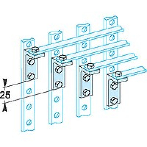 4 МЕДНЫЕ СКОБЫ ДЛЯ ШИН 250 A