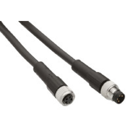 Шина ТМ7 M12-B 4pin Female-б/разъема 3м