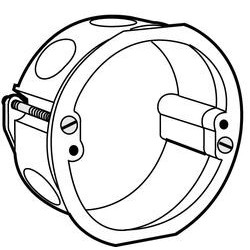 МОНТАЖНАЯ КОРОБКА ПОД ГИПРОК ДИАМ. 90ММ