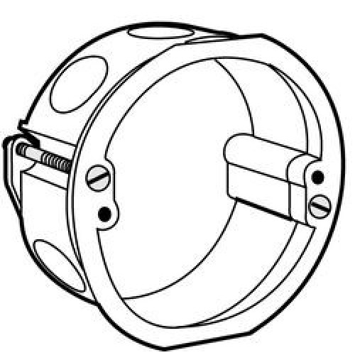 МОНТАЖНАЯ КОРОБКА ПОД ГИПРОК ДИАМ. 90ММ