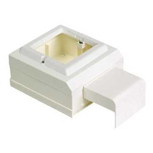 КОРОБКА НА 1 ПОСТ 45X45 Д/МИНИ-КАНАЛОВ КОРОБКА НА 1 ПОСТ 45X45 Д/МИНИ-КАНАЛОВ