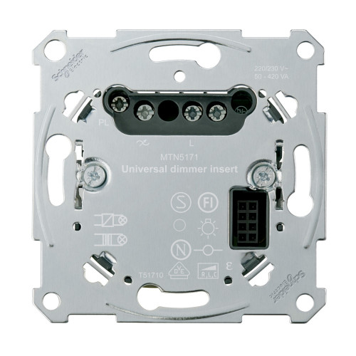 MERTEN D-Life PlusLink МЕХАНИЗМ универ. диммера 10-420Вт RLC (LED), 1 канал
