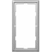 MERTEN Artec РАМКА 2 поста б/перегородки, СТАЛЬ, SD