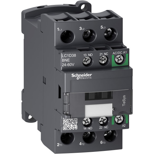 КОНТАКТОР D 3P 440В 38A, 24-60В AC/DC