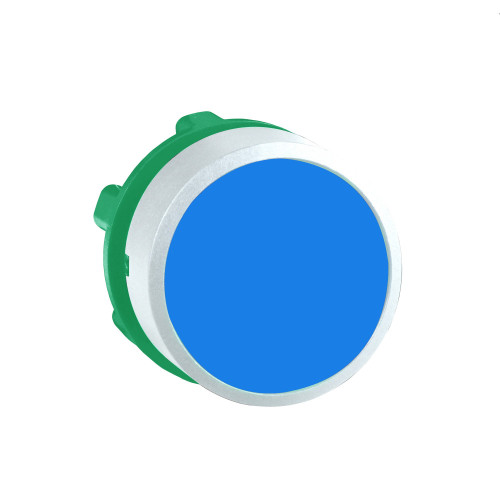 ГОЛОВКА ДЛЯ КНОПКИ 22ММ С ВОЗВРАТОМ, СИН, ЗАПОДЛИЦО, ПЛАСТИК C1