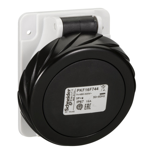 РОЗ ПАНЕЛ УГЛ ВИНТ 16A 3PE 480-500 IP67
