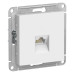РОЗЕТКА комп. RJ45, кат. 5Е, мех, БЕЛЫЙ