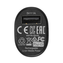 Внешняя АКБ смартфона, черная, 3000mAh