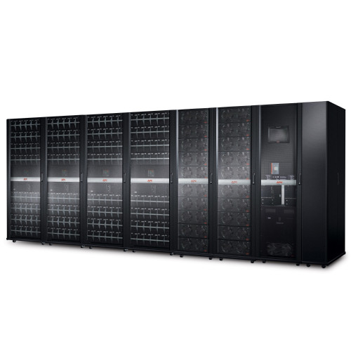 APC Symmetra PX 500 кВт с возможностью расширения до 500 кВт, с сервисным байпасом в правостороннем исполнении и системой распределения питания