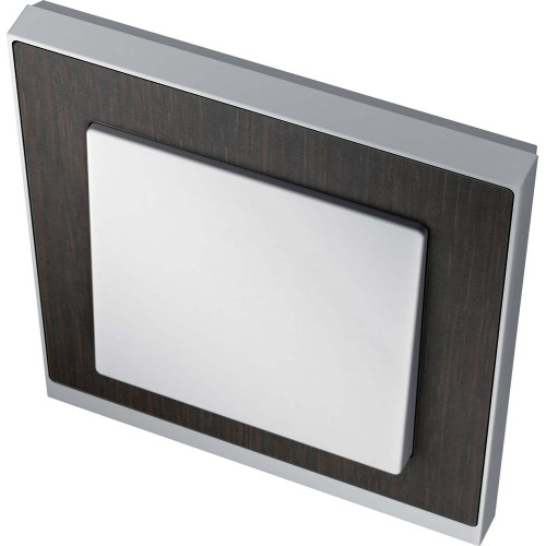 MERTEN M-Pure Decor РАМКА 1 пост, ВЕНГЕ/АЛЮМИНИЙ, SM