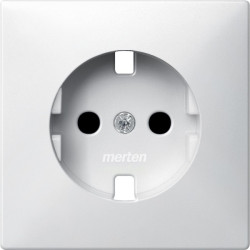 MERTEN ЦЕНТР.ПЛАТА д/механизма розетки, ПОЛ.БЕЛЫЙ, QF SD