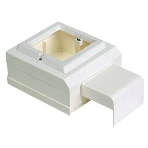 КОРОБКА НА 1 ПОСТ 45X45 Д/МИНИ-КАНАЛОВ КОРОБКА НА 1 ПОСТ 45X45 Д/МИНИ-КАНАЛОВ