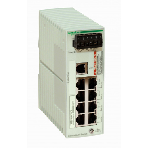 Коммутатор (Managed) 6TX/2FX-MM, бюдж