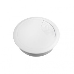 Unica System+ КАБЕЛЬНЫЙ ГРОММЕТ D80 мм ПЛАСТИК БЕЛЫЙ, комплект из 2х штук