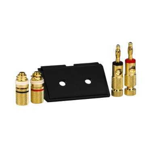 ВСТАВКА С РАЗЪЕМАМИ HIGH-END X2, ЧЕРНЫЙ
