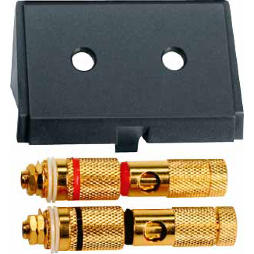 ВСТАВКА С РАЗЪЕМАМИ HIGH-END X2, ЧЕРНЫЙ