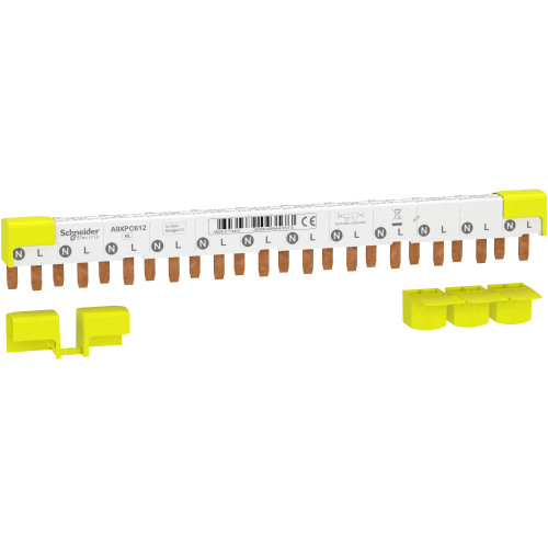 Шинка гребенчатая 1Р+N (NL1…(шаг 9мм)) для iDPN, iCV40, iDIFK 80А 12 мод.