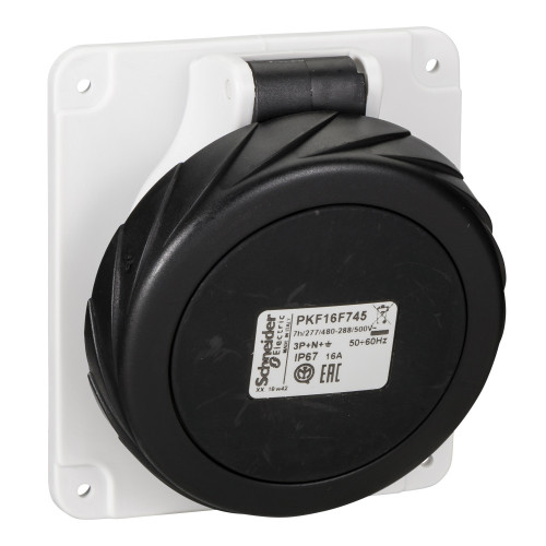 РОЗ ПАНЕЛ УГЛ ВИНТ 16A 3PNE 480-500 IP67