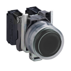 КНОПКА 22ММ ЧЕРНАЯ XB4BP21, CUST