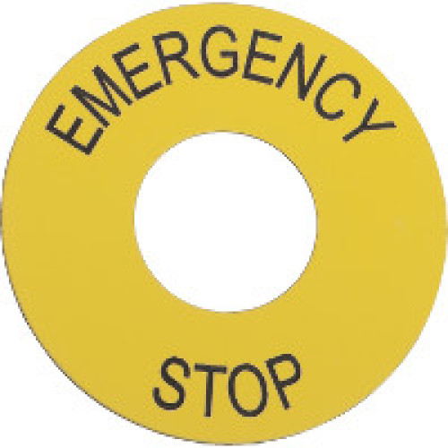 МАРКИРОВКА EMERGENCY STOP