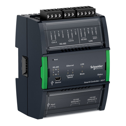 Контроллер AS-P, до 464точек 2xEth 2xRS-485 LON/FTT-10 Bacnet Modbus web