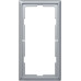 MERTEN Artec РАМКА 2 поста б/перегородки, АЛЮМИНИЙ, SD