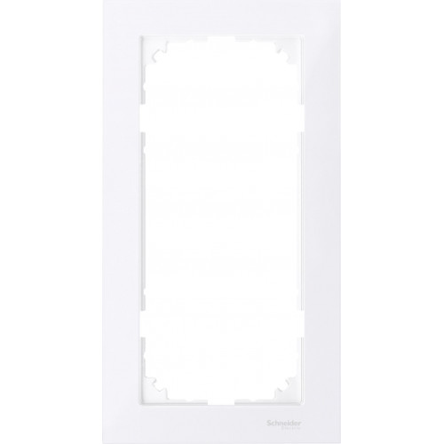 MERTEN M-Pure РАМКА 2 поста б/перегородки, АКТИВНЫЙ БЕЛЫЙ, SM