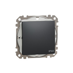 ВЫКЛЮЧАТЕЛЬ IP44, 10AX, АНТРАЦ