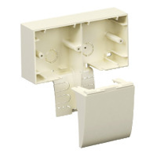 TML-E-коробка двойная Г-Крышка БЕЖ TML-E-коробка двойная Г-Крышка БЕЖ