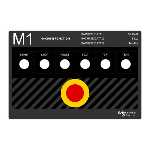 ТРАФАРЕТ ДЛЯ ИНТЕРФЕЙСА 300 x 200 ММ ШАБЛОН