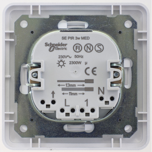 W59 ИК ДАТЧИК ДВИЖЕНИЯ PRO 2300ВТ, в сборе, МАТОВЫЙ ХРОМ