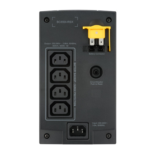 Источники бесперебойного питания типа  Back-UPS модель BC650I-RSX