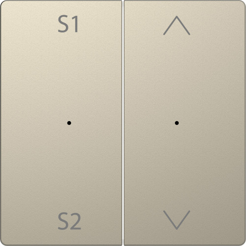 MERTEN D-Life PlusLink КЛАВИША 2-ная с S1/S2, вх/вз, САХАРА, SD