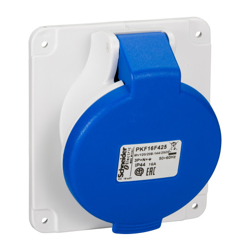 РОЗ ПАНЕЛ УГЛ ВИНТ 16A 3PNE 200-250 IP44