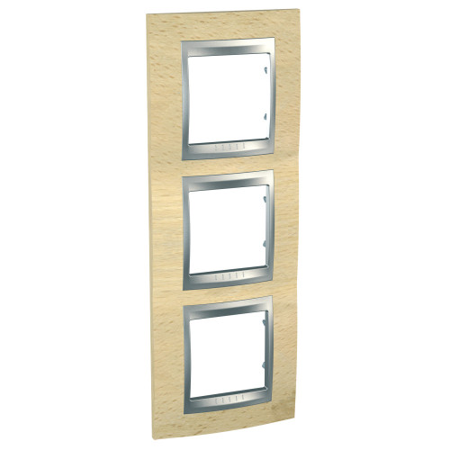 РАМКА Х3 ВЕРТИКАЛЬНАЯ, БУК/АЛЮМ