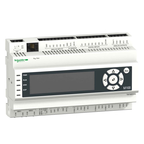 ПЛК с дисп 23 вх/вых, Modbus, Solution