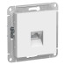 РОЗЕТКА комп. RJ45, кат. 5Е, мех, БЕЛЫЙ