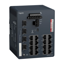 Коммут. управл. Modicon, 16TX/4SFP 1Gb