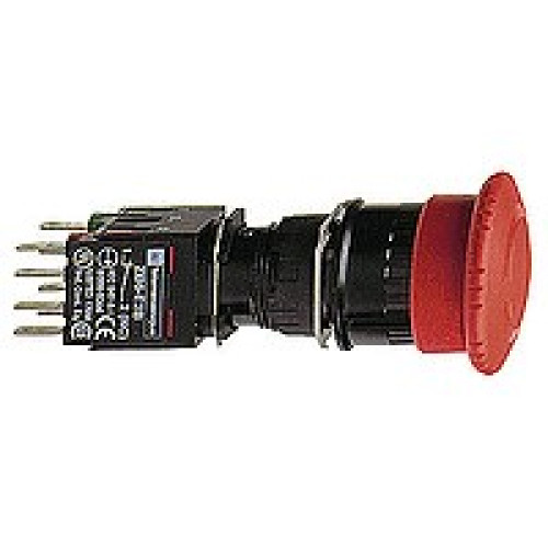 ТРИГГЕР АВАРИЙНОГО ОСТАНОВА 16ММ С ВОЗВРАТОМ С ПОВОРОТОМ